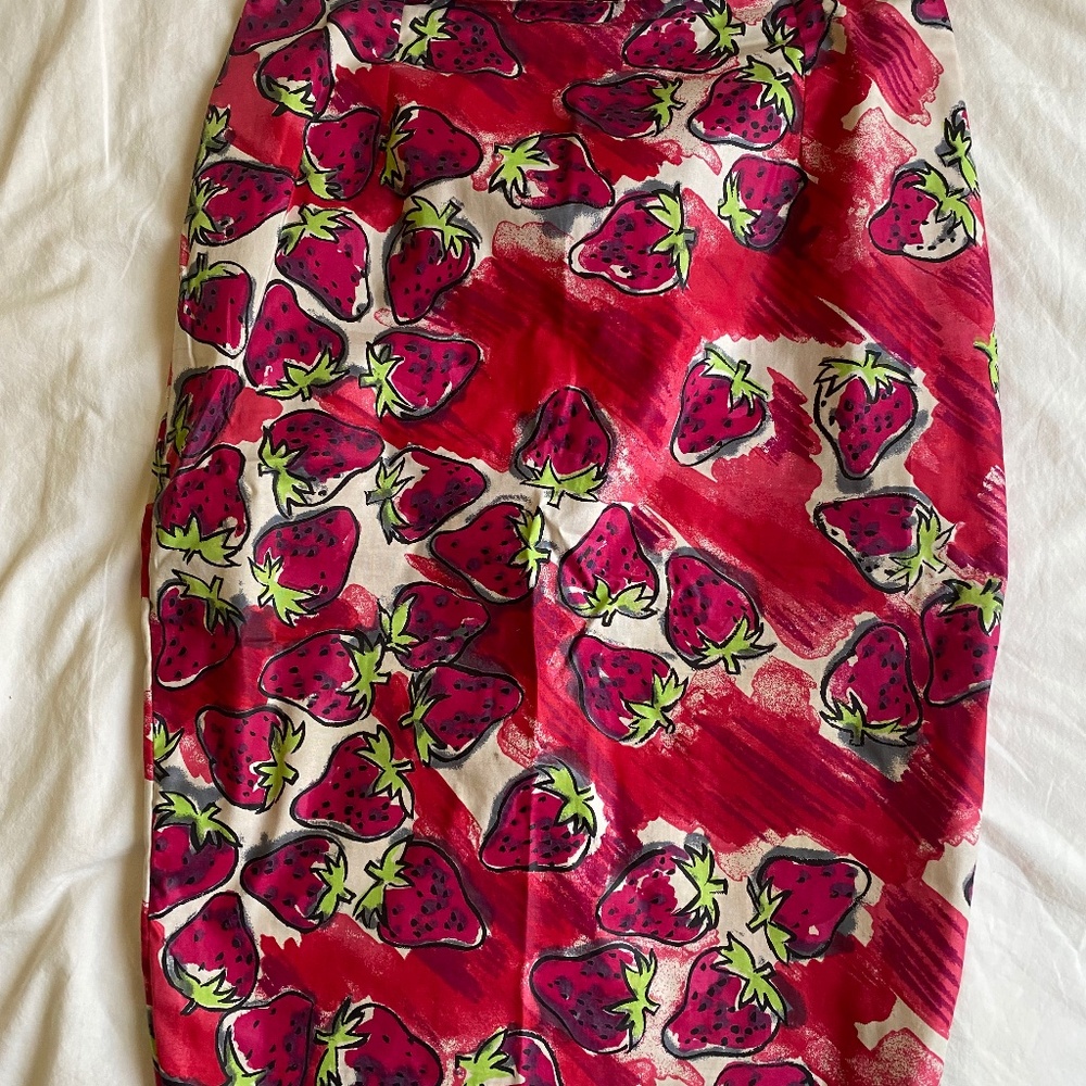 Blumarine Cute Strawberry Skirt
